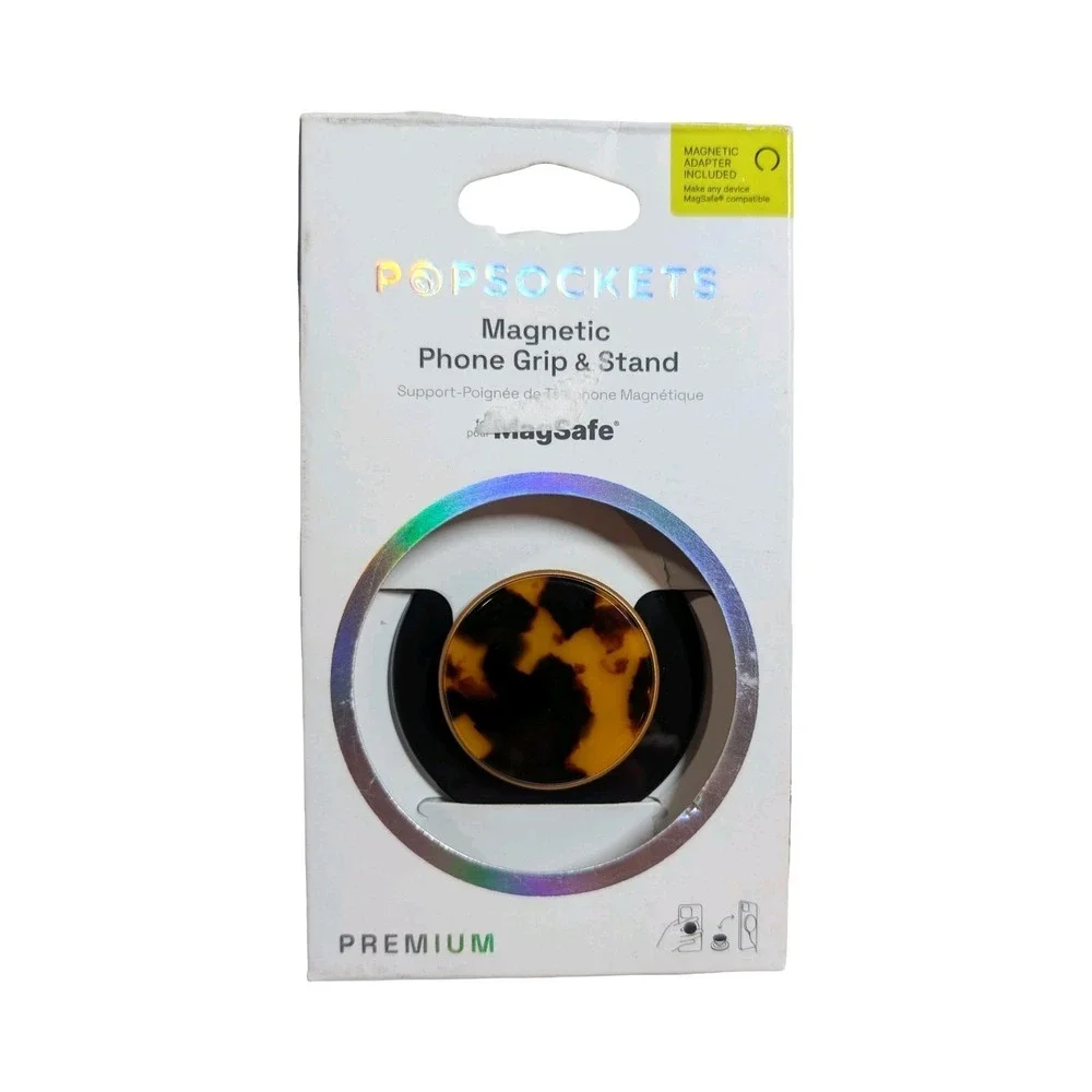 40-O PopSockets PopGrip Magnetic Phone Grip & Stand‎ MagSafe - Tortoise